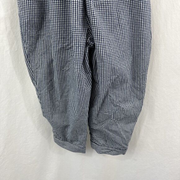 Toddler Kids Blue Gingham Print Overalls Jumper Handmade Size 4T Unisex - Picture 6 of 13
